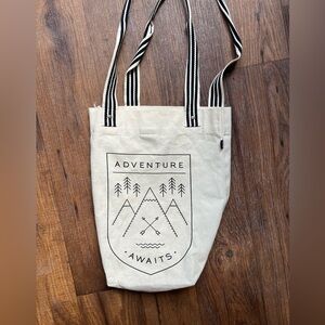 Danica Studio Tote Bag Adventure Awaits One Size Straps Canvas Grocery Farmers